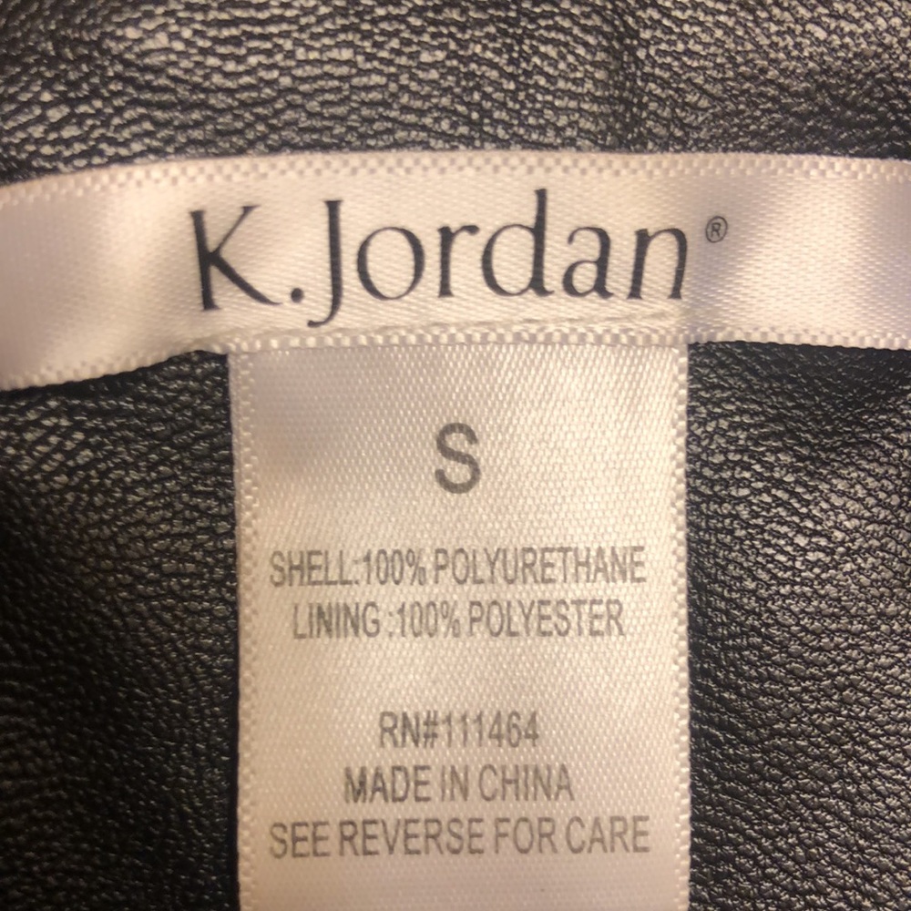 NWOT faux leather embroidered jacket - Picture 12 of 12